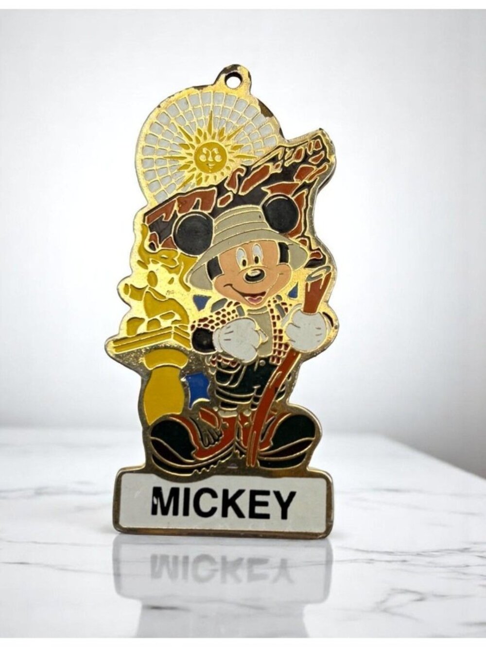 Disney California Adventure Exclusive Mickey Mouse Metal Charm Ornament